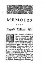 Cover of Memoirs of an English officer
