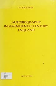 Cover of Autobiography in seventeenth-century England