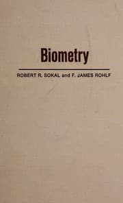 Cover of Biometry; the principles and practice of statistics in biological research