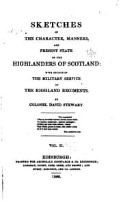 Cover of Sketches of the character, manners and present state of the Highlander of Scotland