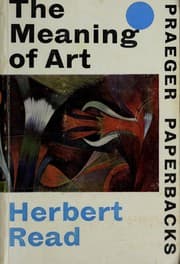 Cover of The meaning of art