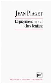 Cover of Le jugement moral chez l'enfant