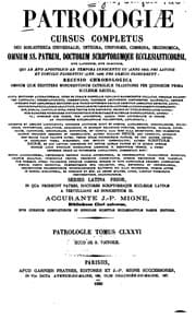 Cover of Patrologiae cursus completus