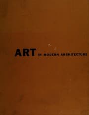 Cover of Art in modern architecture