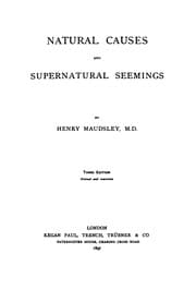 Cover of Natural Causes and Supernatural Seemings