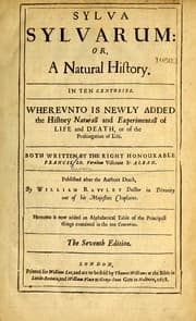 Cover of Sylva sylvarum