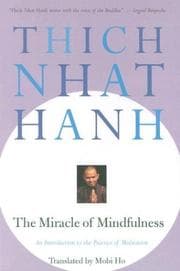 Cover of The Miracle of Mindfulness
