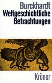 Cover of Weltgeschichtliche Betrachtungen