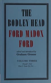 Cover of The Bodley Head Ford Madox Ford (His The Bodley Head Ford Maddox Ford ; v. 5)