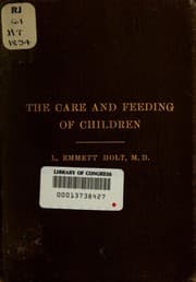 Cover of The care and feeding of children