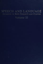 Cover of Speech and Language
