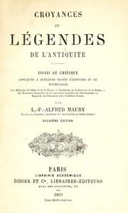 Cover of Croyances et légendes de l'Antiquité
