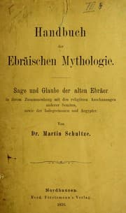 Cover of Handbuch der ebräischen Mythologie