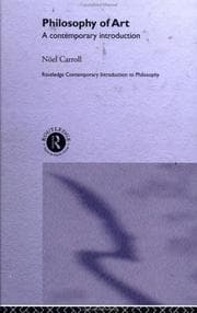 Cover of Philosophy of Art