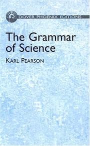 Cover of The Grammar of Science