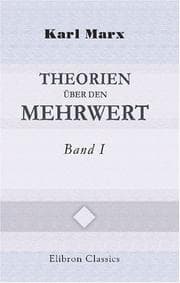 Cover of Theorien über den Mehrwert