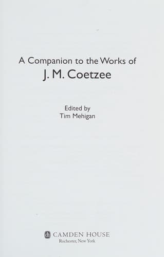 Cover of Waiting for the Barbarians