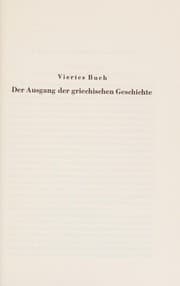 Cover of Geschichte des Altertums