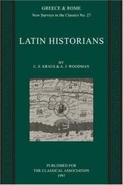 Cover of Latin historians