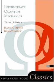 Cover of Intermediate quantum mechanics
