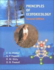 Cover of Principles Of Ecotoxicology