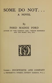 Cover of Some Do Not ..