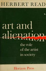 Cover of Art and alienation