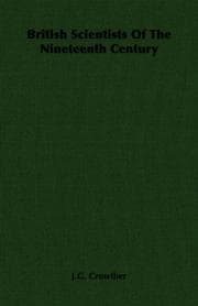 Cover of British scientists of the nineteenth century