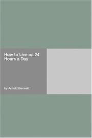 Cover of How to live on 24 hours a day