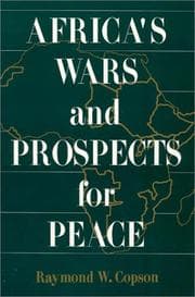 Cover of Africa's wars and prospects for peace