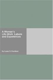 Cover of A Woman's Life-Work Labors and Experiences