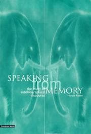 Cover of Speaking from memory