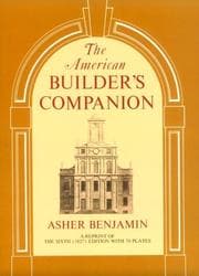 Cover of The American builder's companion
