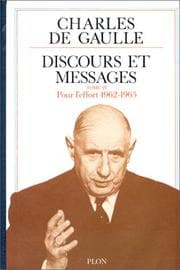 Cover of Discours et messages