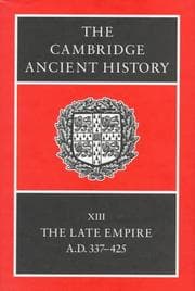 Cover of The Cambridge ancient history