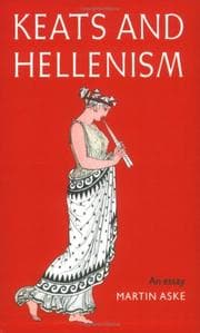 Cover of Keats and Hellenism