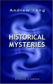 Cover of Historical Mysteries