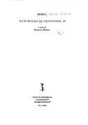 Cover of Naturales quaestiones