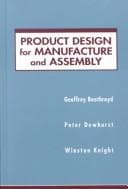 Cover of Product design for manufacture and assembly