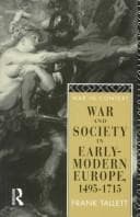 Cover of War and society in Early-Modern Europe