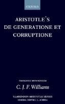 Cover of De generatione et corruptione
