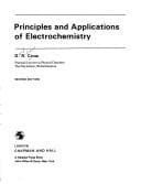 Cover of Principles and applications of electrochemistry