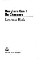 Cover of Burglars can't be choosers