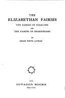 Cover of The Elizabethan fairies