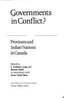 Cover of Governments in conflict?