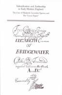 Cover of Subordination and authorship in early modern England