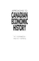 Cover of Approaches to Canadian economic history