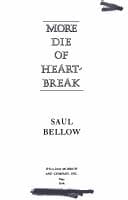 Cover of More die of heartbreak