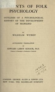 Cover of Elements of folk psychology