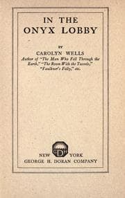 Cover of In the onyx lobby